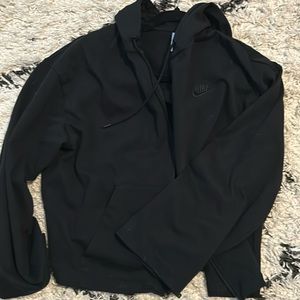 Women’s Nike black zip up